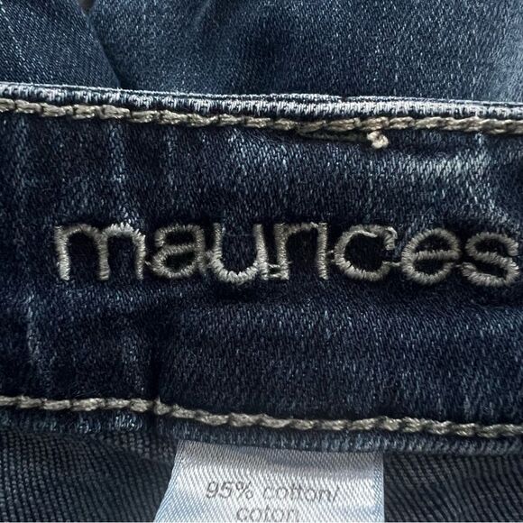 Maurices Women's Boulder Wash Distressed Skinny Mid-rise Jeans Size M - Picture 5 of 13
